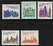 2589-2593 czyste** Polskie miasta na starych rycinach