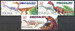 5109-5111 czyste** Dinozaury