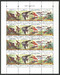 3357-3360 Arkusik dolny margines perforowany czysty** Ryby akwariowe