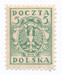0086 B bx jasnozielony papier średni gładki ZL 11½ gwarancja czysty** Wydanie markowe