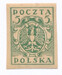 0086 A bx jasnozielony papier średni gładki czysty** Wydanie w walucie markowej