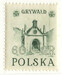 0630 b papier średni biały gładki guma żółtawa czysty** Zabytkowe budowle