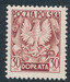 D142 b papier średni guma bezbarwna ząbkowanie 12:12½ czysty**
