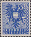 Austria Mi 0710 II czysty** Rysunek herbu